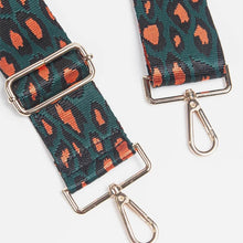 Load image into Gallery viewer, Green Orange Leopard Print
