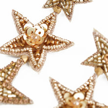 Load image into Gallery viewer, Triple Gold Star Drops