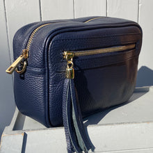 Load image into Gallery viewer, Navy Blue Crossbody Bag