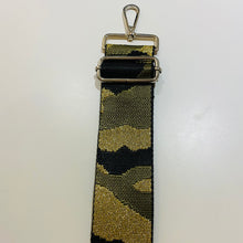 Load image into Gallery viewer, Bag Strap Khaki/Gold Camo (silver)