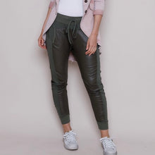 Load image into Gallery viewer, Faux Leather Ultimate Jogger