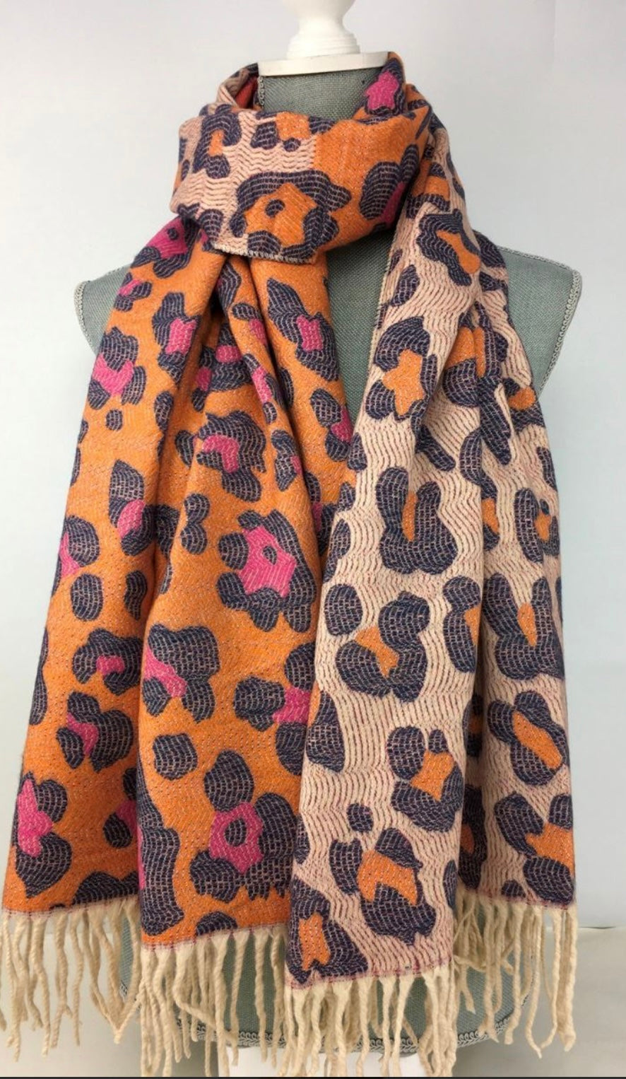 Leopard Colour Pop Scarf