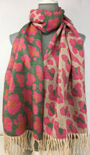 Load image into Gallery viewer, Leopard Colour Pop Scarf
