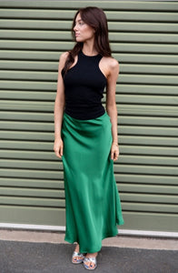 Satin Slip Skirt