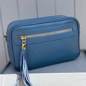 Denim Blue Crossbody Bag