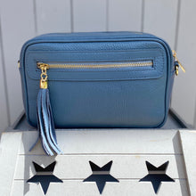 Load image into Gallery viewer, Denim Blue Crossbody Bag
