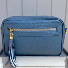 Load image into Gallery viewer, Denim Blue Crossbody Bag
