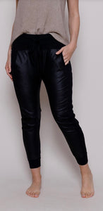 Faux Leather Ultimate Jogger