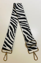 Load image into Gallery viewer, Bag Strap Zebra (silver)
