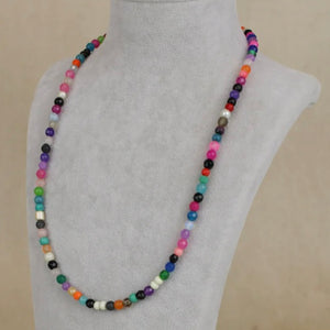 Rainbow Beaded Necklace
