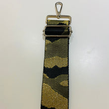 Load image into Gallery viewer, Bag Strap Khaki/Gold Camo (silver)
