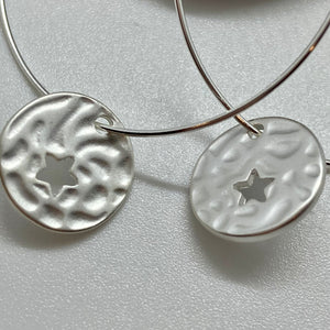 Round Hoop With Texture Star Disc